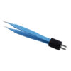 Pinza Curva McPherson Bipolar | Hergom Medical - Curva con Punta / Compatible con equipos DELTRONIX con cable 190-100 / 9 CM - 5 MM