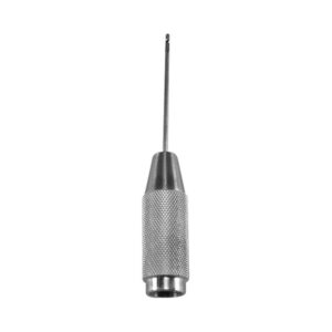 Cánula Entner con Un Orificio Central Hergom Premium | Acero inoxidable Alemán de alta calidad - HERGOM PREMIUM (ACERO INOXIDABLE ALEMÁN) / 1 Orificio Central / 2.0 MM - 5 CM