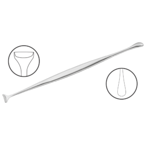 Retractor Médico Tonsil Hurd - Marca Hergom Medical - HERGOM PREMIUM (ACERO INOXIDABLE ALEMÁN)
