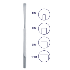 Osteotomo Cottle Hergom Premium | Instrumento Quirúrgico de Acero inoxidable Alemán de alta calidad - HERGOM PREMIUM (ACERO INOXIDABLE ALEMÁN) / 4 MM