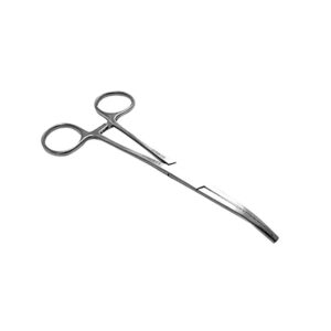 Pinza Rochester Kocher - Marca Hergom Medical - HERGOM PREMIUM (ACERO INOXIDABLE ALEMÁN) / Recta / 14 CM