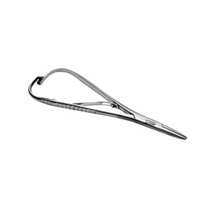 Pinza porta agujas Mathieu - Marca Hergom Medical - HERGOM PREMIUM (ACERO INOXIDABLE ALEMÁN) / 14 CM