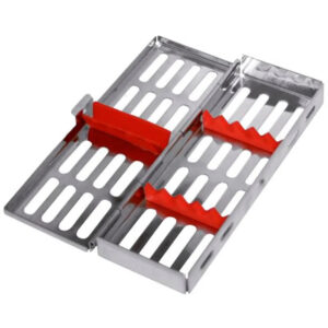 Charola de Esterilización con Soporte Interno Hergom Premium | Acero inoxidable de alta calidad - HERGOM PREMIUM (ACERO INOXIDABLE ALEMÁN) / 26 x 13 x 6.1 CM