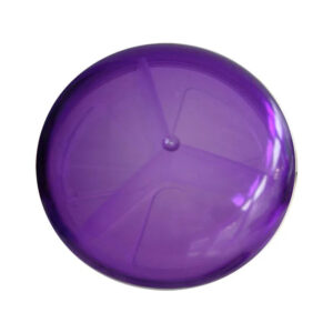 Pastillero organizador redondo con 3 compartimientos, color morado - Marca Handy