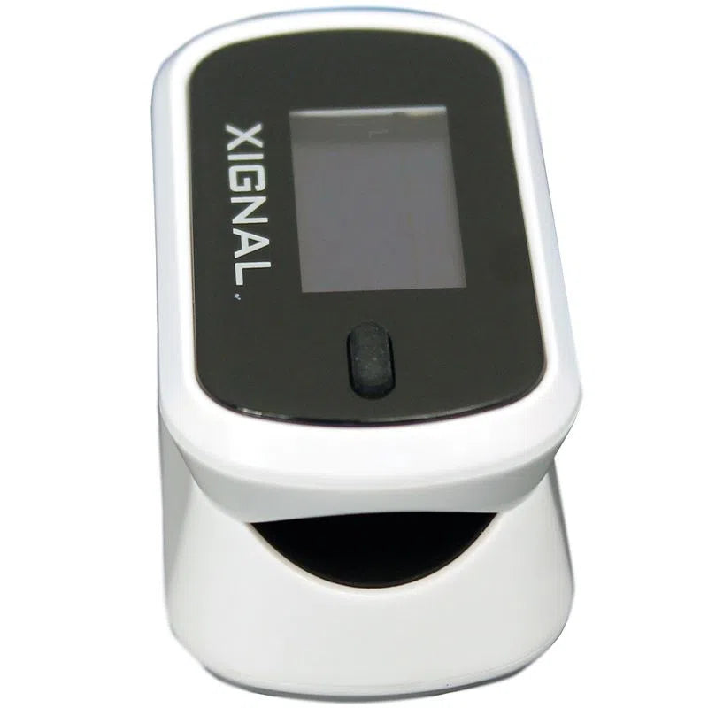 Oxímetro Digital de pulso para uso adulto y pediátrico, color gris/blanco - Marca Xignal - Imagen 2