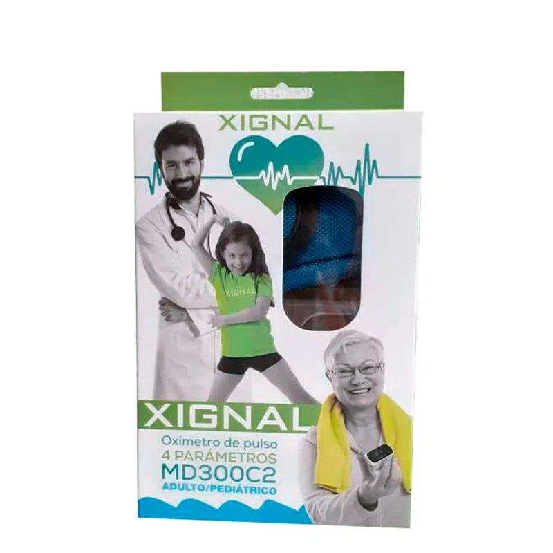 Oxímetro Digital de pulso para uso adulto y pediátrico, color gris/blanco - Marca Xignal - Imagen 6