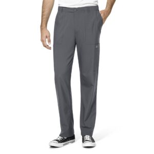Pantalón Médico Cargo Liso con Tejido Absorbente de Secado Rápido para Hombre / Uniforme Médico Marca Wink - XS / White