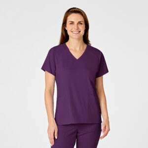 Filipina con Cuello "V" con 4 Bolsillos - Marca Wink Pro - L / Gris Claro