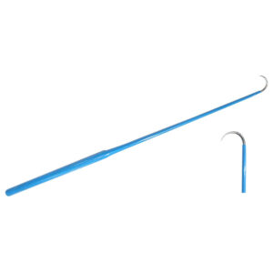 Hook gancho para electrocirugía - Marca Hergom Medical - HERGOM PREMIUM (ACERO INOXIDABLE ALEMÁN) / Recta - 1 Garra