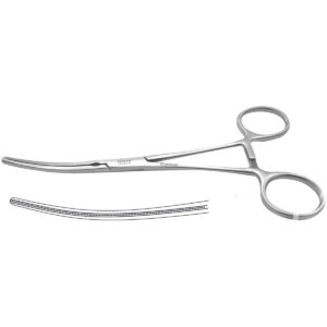 Pinza Clamp para coartación Debakey - Marca Hergom - HERGOM PREMIUM (ACERO INOXIDABLE ALEMÁN) / 17 CM
