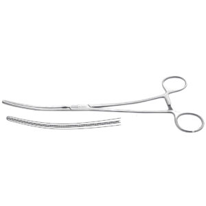 Pinza Debakey Crafoord - Marca Hergom - HERGOM PREMIUM (ACERO INOXIDABLE ALEMÁN) / 23.5 CM - (30-1711) / Para Aneurisma