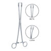 Pinza Schroeder uterina Vulsellum - Marca Hergom Medical - HERGOM PREMIUM (ACERO INOXIDABLE ALEMÁN) / Recta / 20 CM