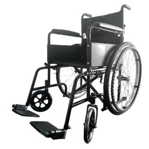 Silla De Ruedas Plegable para Niño o Adulto con Respaldo Acolchonado, Soporta Hasta 100Kg / S150B Marca Handy