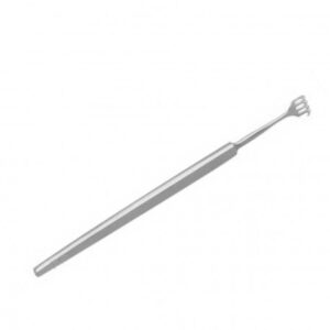 Retractor Knapp - Marca Hergom Medical - HERGOM PREMIUM (ACERO INOXIDABLE ALEMÁN) / 4 Garras / 13 CM