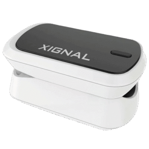 Oxímetro Digital de pulso para uso adulto y pediátrico, color gris/blanco - Marca Xignal